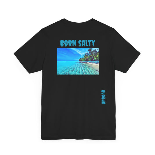 (Born Salty) Unisex Jersey Short Sleeve Tee