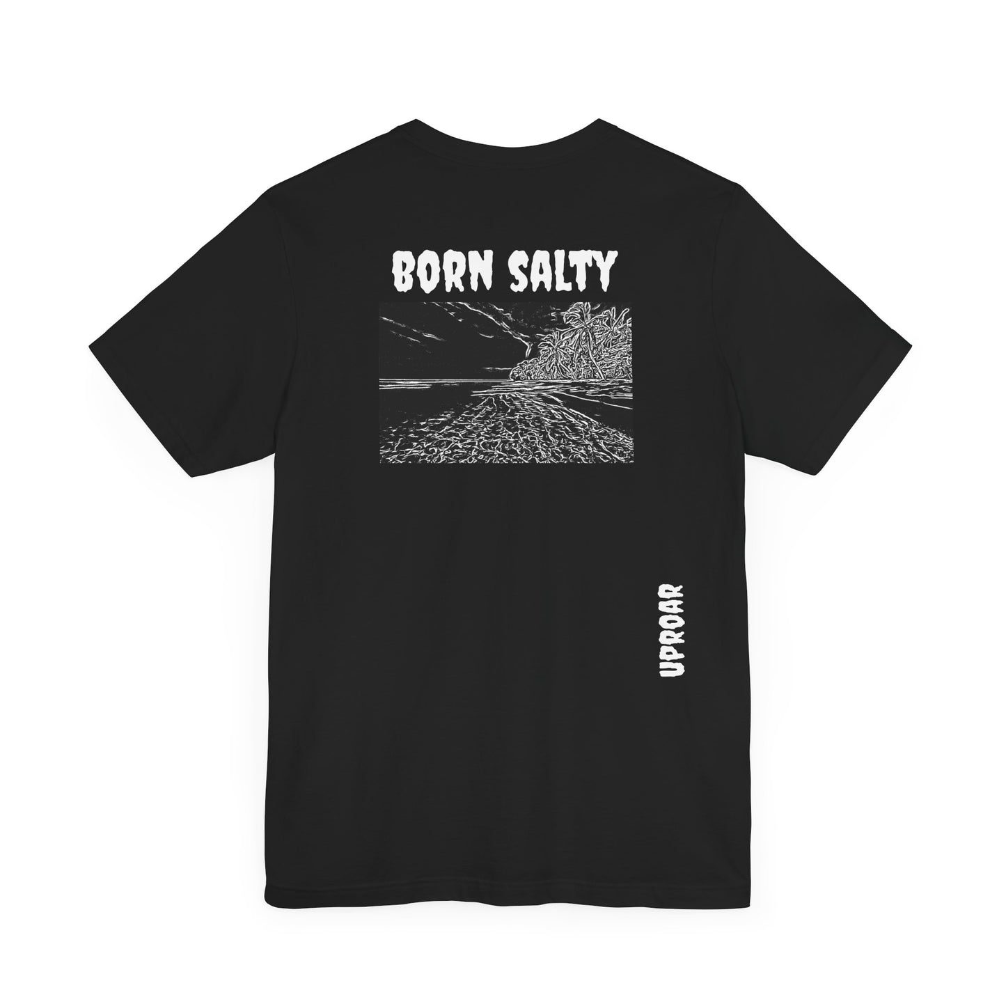 (Born Salty) Unisex Jersey Short Sleeve Tee
